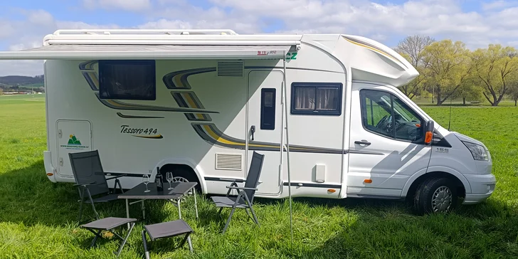 Zapůjčení karavanu až pro 6 osob: hlavní nebo vedlejší sezóna, na 4 dny nebo až týden