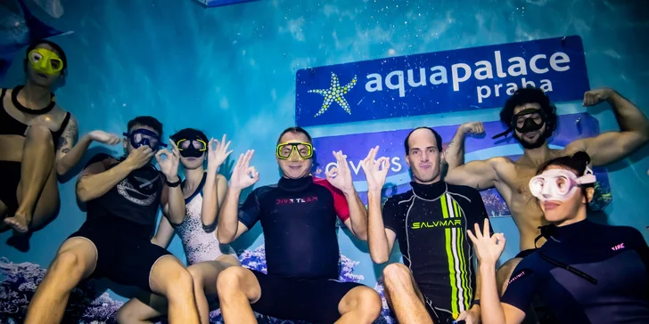 Kurz freedivingu v 8 metrů hluboké jámě pro jednoho, dva či celou rodinu
