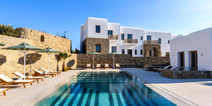 Zájezd na řecký ostrov Mykonos: letenky, ubytování i zapůjčení auta
