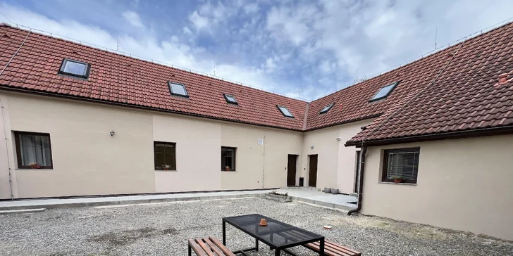 Týn nad Vltavou pro dva i rodinu: krásné apartmány s prostornou kuchyní