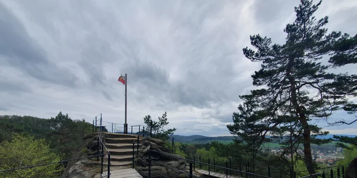 Via Ferrata: lezení po zajištěných cestách na Jehlu u České Kamenice až pro 3 osoby
