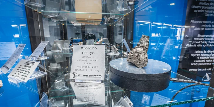Nové Muzeum meteoritů: vstupy pro děti i dospělé nebo celou rodinu