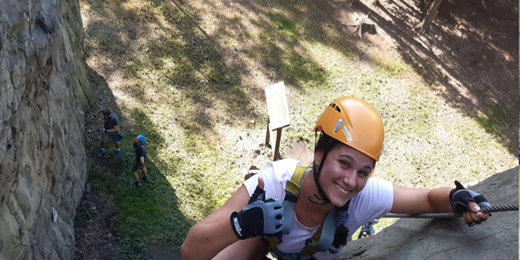 Via Ferrata: lezení po Slánské hoře u Slaného až pro 3 osoby