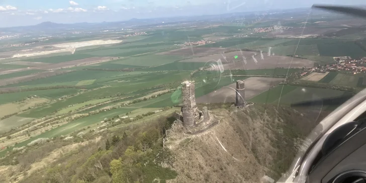 Pilotem na zkoušku: 20-60 minut letu nad krajinou Krušných hor a Č. středohoří