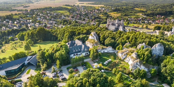 Polská Jura – skalní město, vinice a klid: krásný hotel s wellness, polopenze, 2 děti zdarma
