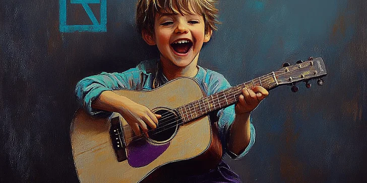 Individuální lekce hraní na kytaru, baskytaru či ukulele (60 minut)
