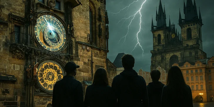 Zábavná únikovka Magický orloj pro 2–4 hráče vhodná i pro rodiny s dětmi