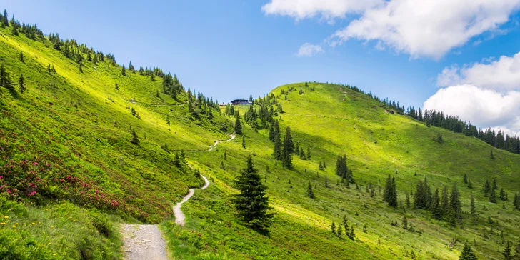 Saalbach-Hinterglemm: neomezeně wellness, polopenze, karta výhod i možnost apartmá se saunou