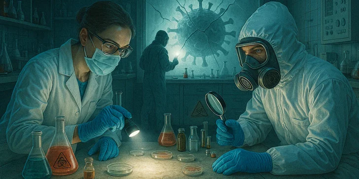 Úniková hra Tajný experiment vhodná i pro rodiny s dětmi pro 2–4 hráče