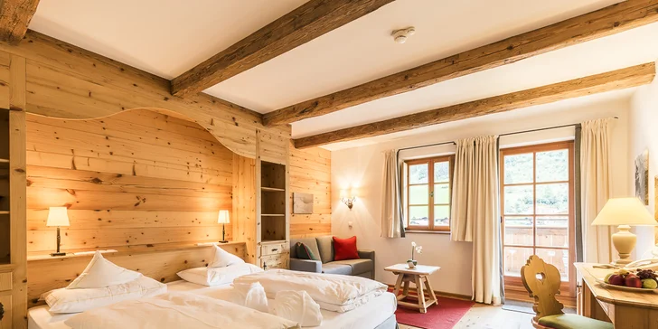 Luxusní alpský hotel v údolí Großarltal: wellness, polopenze i letní karta výhod