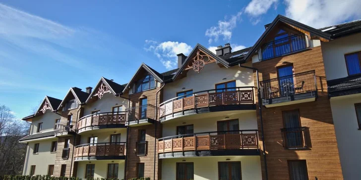 Apartmány v Zakopaném s výhledem na polské Tatry až pro 6 osb