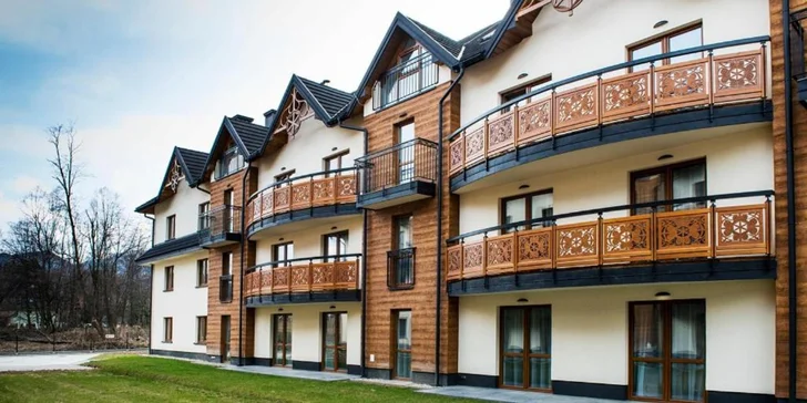 Apartmány v Zakopaném s výhledem na polské Tatry až pro 6 osb