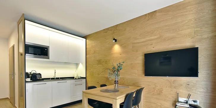 Dovolená v Zakopaném: moderní apartmány s výhledem na Tatry až pro 8 os.