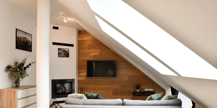 Dovolená v Zakopaném: moderní apartmány s výhledem na Tatry až pro 8 os.