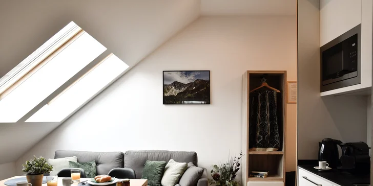 Dovolená v Zakopaném: moderní apartmány s výhledem na Tatry až pro 8 os.