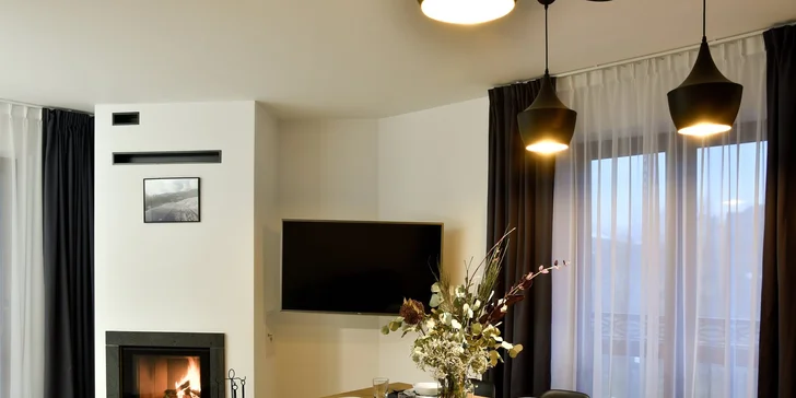Dovolená v Zakopaném: moderní apartmány s výhledem na Tatry až pro 8 os.