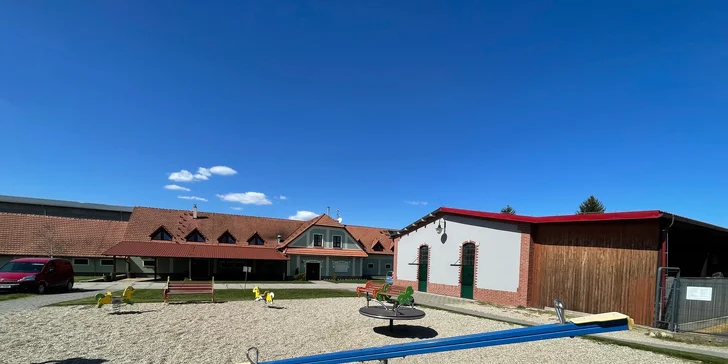 Dovolená na statku s koňmi u Kroměříže: snídaně či polopenze, možnost projížďky