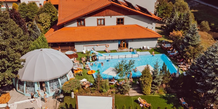 Oblíbený region Wisła: snídaně či polopenze a neomezený wellness, v létě venkovní bazén