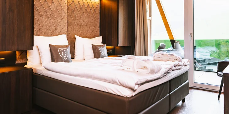 Saalbach-Hinterglemm: neomezeně wellness, polopenze, karta výhod i možnost apartmá se saunou