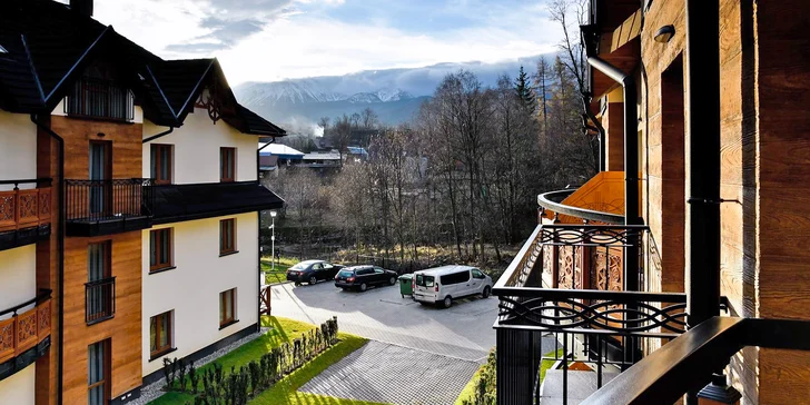 Dovolená v Zakopaném: moderní apartmány s výhledem na Tatry až pro 8 os.
