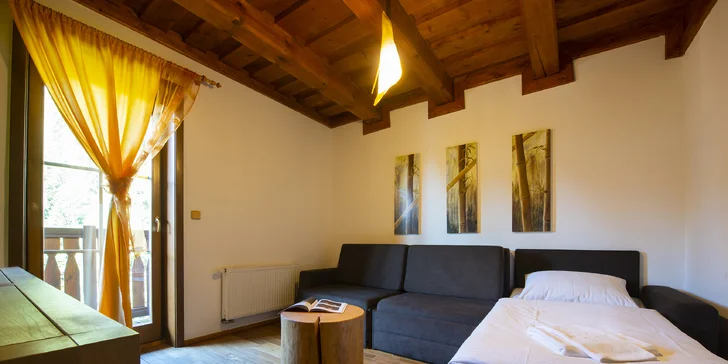 Apartmány v Tatrách až pro 5 osob: polopenze, vstup do největšího wellness na Slovensku
