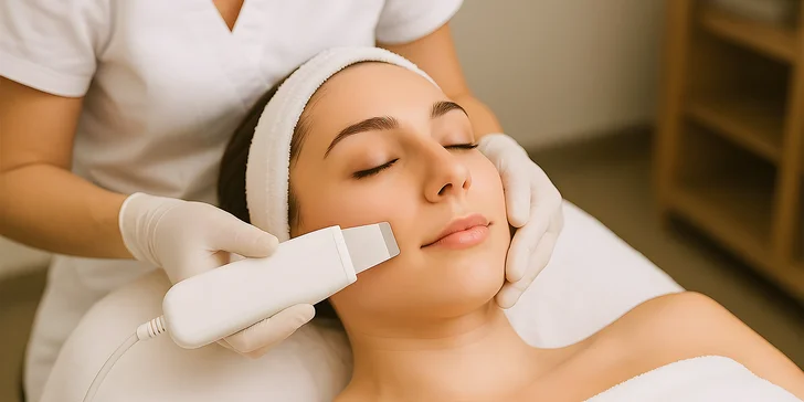 Úprava obočí a barvení řas, večerní líčení i Therapy nebo Luxury ošetření pleti, vč. použití galvanické žehličky