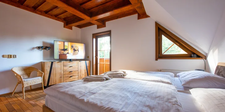 Apartmány v Tatrách až pro 5 osob: polopenze, vstup do největšího wellness na Slovensku