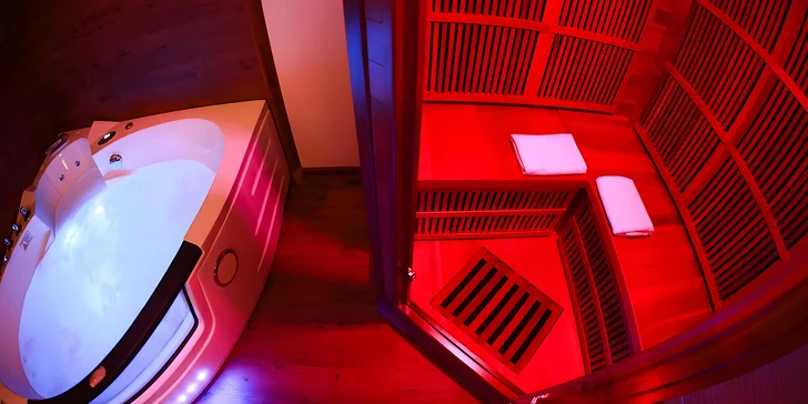 Pronájem privátního wellness apartmánu na 4, 5 nebo 6 hod. pro 2 osoby