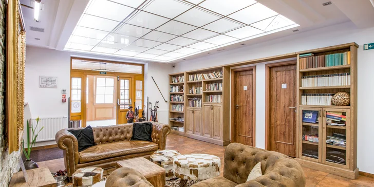 Stylový golfový hotel v Mariánských Lázních se snídaní a saunou