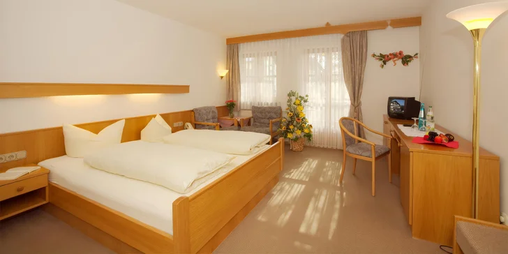 Pobyt v Německu: hotel u Šumavy se stravou, wellness a kartou výhod