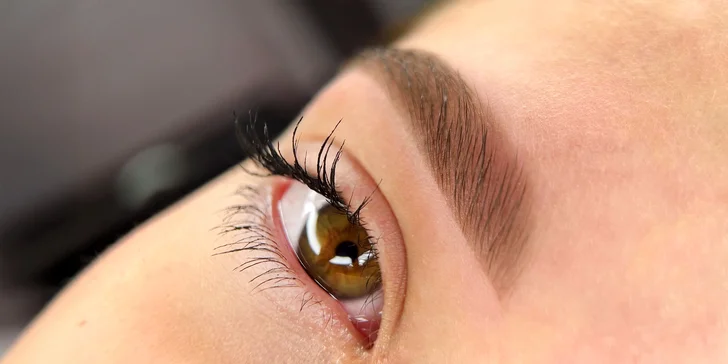 Úprava obočí i celkové líčení: barvení obočí barvou nebo hennou a nude make-up
