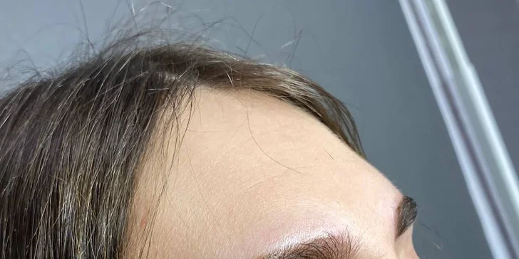 Úprava obočí i celkové líčení: barvení obočí barvou nebo hennou a nude make-up