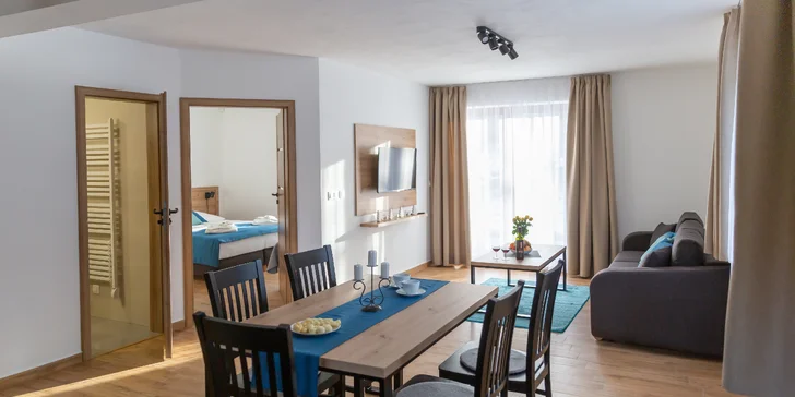 Pobyt v srdci Jasné pro páry i rodinu: apartmány s terasou či balkónem