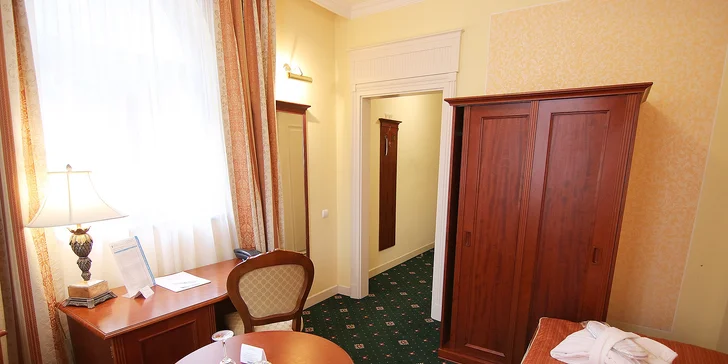 4* relaxace v Karlových Varech s polopenzí, wellness a procedurami