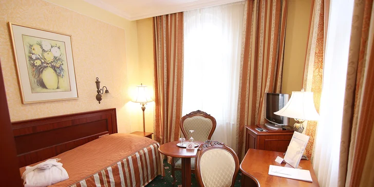 4* relaxace v Karlových Varech s polopenzí, wellness a procedurami