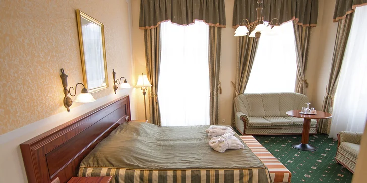 4* relaxace v Karlových Varech s polopenzí, wellness a procedurami