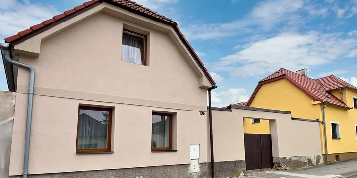 Týn nad Vltavou pro dva i rodinu: krásné apartmány s prostornou kuchyní