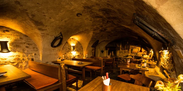 Pobyt v historickém penzionu v srdci Českého Krumlova: snídaně a 10% sleva do restaurace