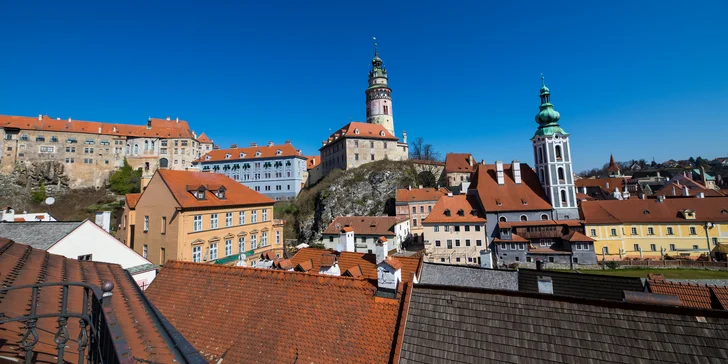 Pobyt v historickém penzionu v srdci Českého Krumlova: snídaně a 10% sleva do restaurace