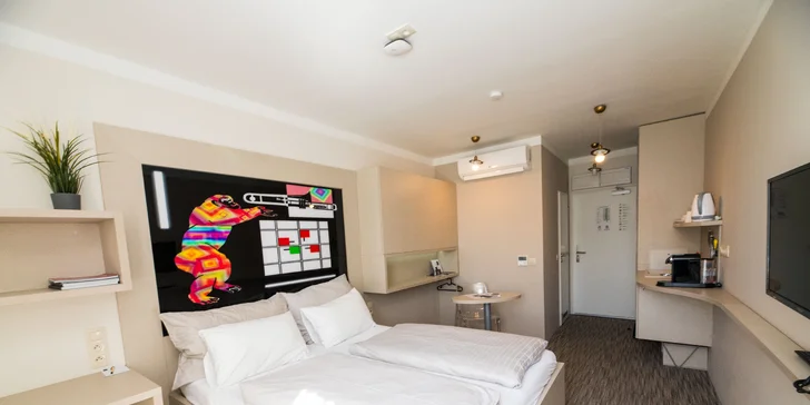 Designový smarthotel v Olomouci: pobyt kousek od centra s možností privátní sauny