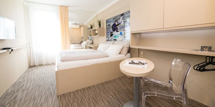 Designový smarthotel v Olomouci: pobyt kousek od centra s možností privátní sauny