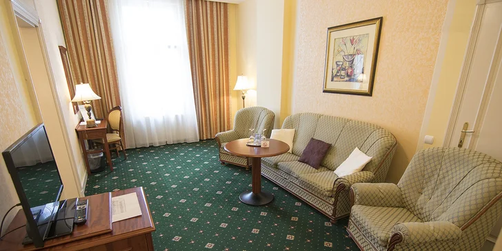 4* relaxace v Karlových Varech s polopenzí, wellness a procedurami