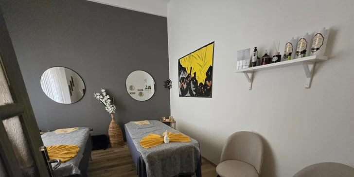 Aromaterapeutická párová masáž vč. aroma koupele: 60-120 min. relaxu