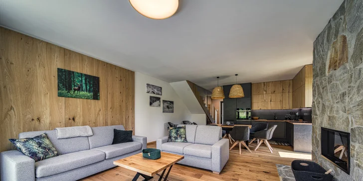 Pobyt ve Vysokých Tatrách ve Staré Lesné: moderně zařízené apartmány se snídaní a vstupem do Mountain Wellness centra