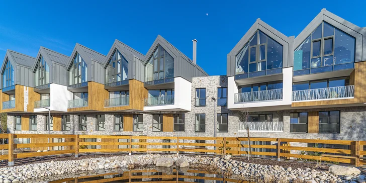 Pobyt ve Vysokých Tatrách ve Staré Lesné: moderně zařízené apartmány se snídaní a vstupem do Mountain Wellness centra