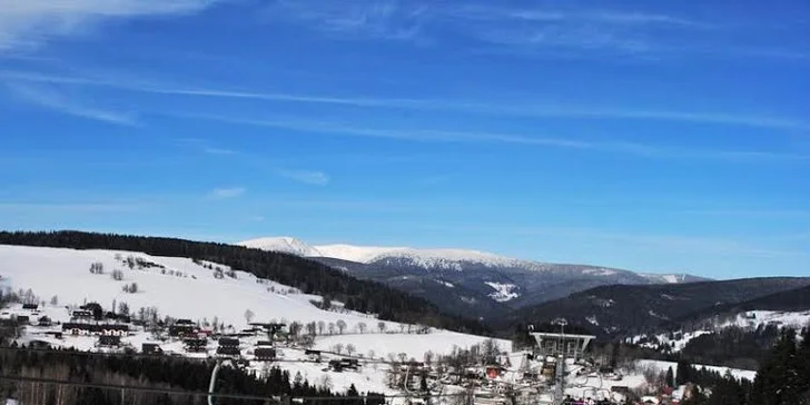 Březnový odpočinek v Krkonoších na 3 nebo 5 nocí pro dva s polopenzí