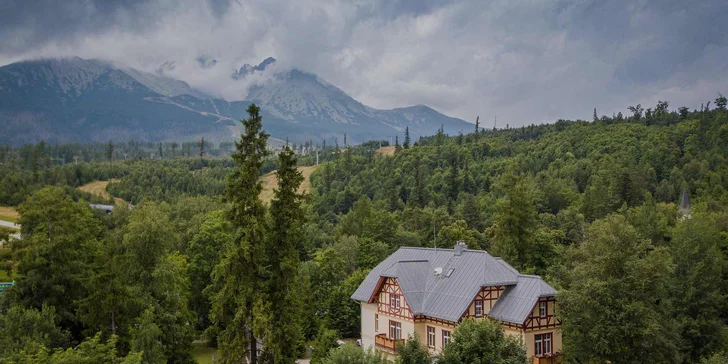 Dovolená v Tatranské Lomnici: prostorné apartmány, wellness a sleva do Aquacity