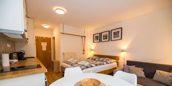 Vybavený moderní apartmán na německé straně Šumavy 300m od skiareálu