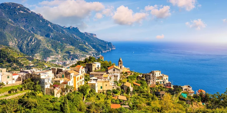 Pobyt na pobřeží Amalfi ve městečku Ravello: 4* hotel se snídaní a bazénem, 1,5 km od moře