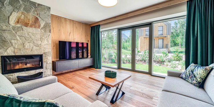 Pobyt ve Vysokých Tatrách ve Staré Lesné: moderně zařízené apartmány se snídaní a vstupem do Mountain Wellness centra